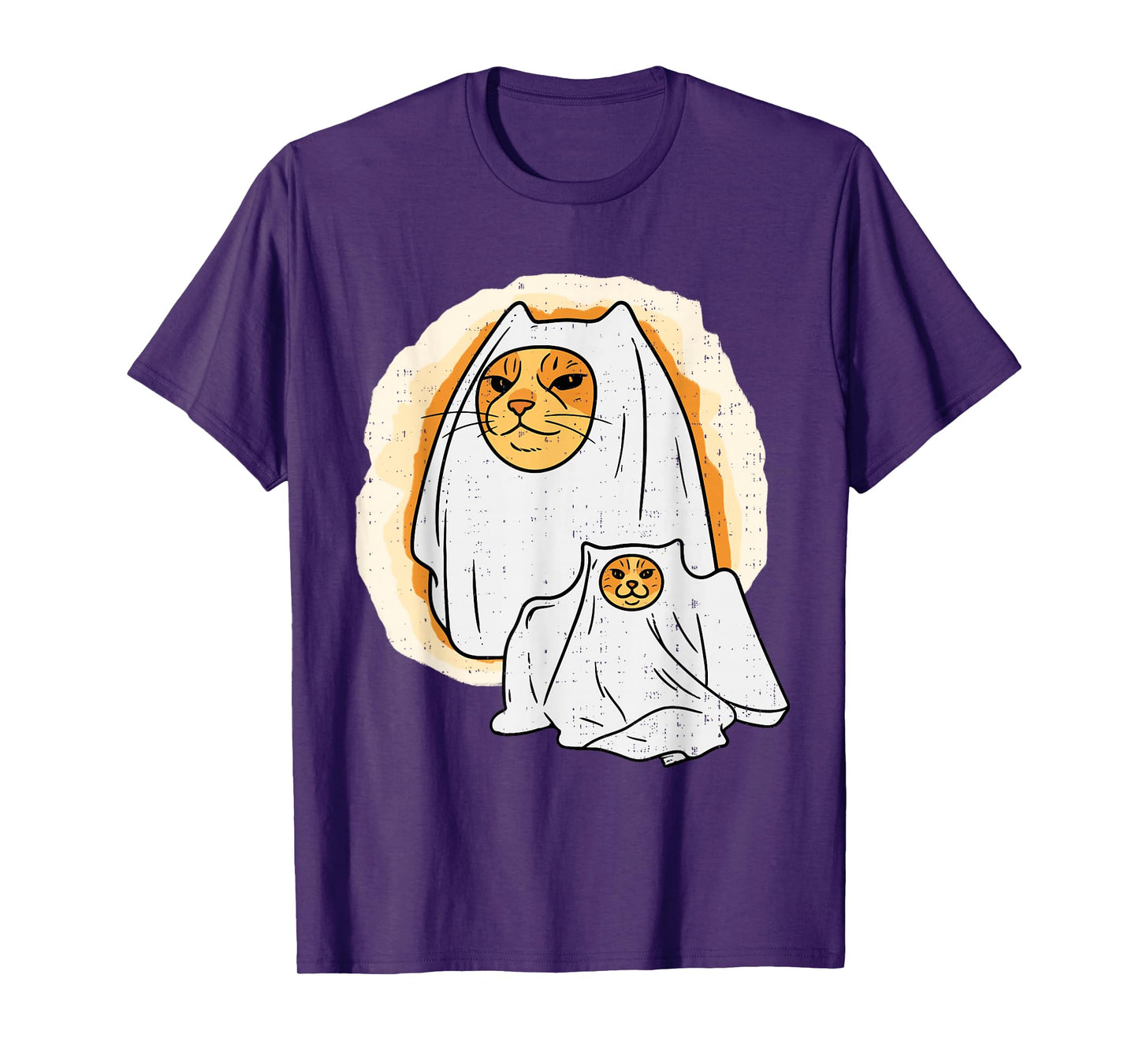 Funny Cat Ghost Kitty Kitten Meme Halloween Animal Pet Lover T-Shirt