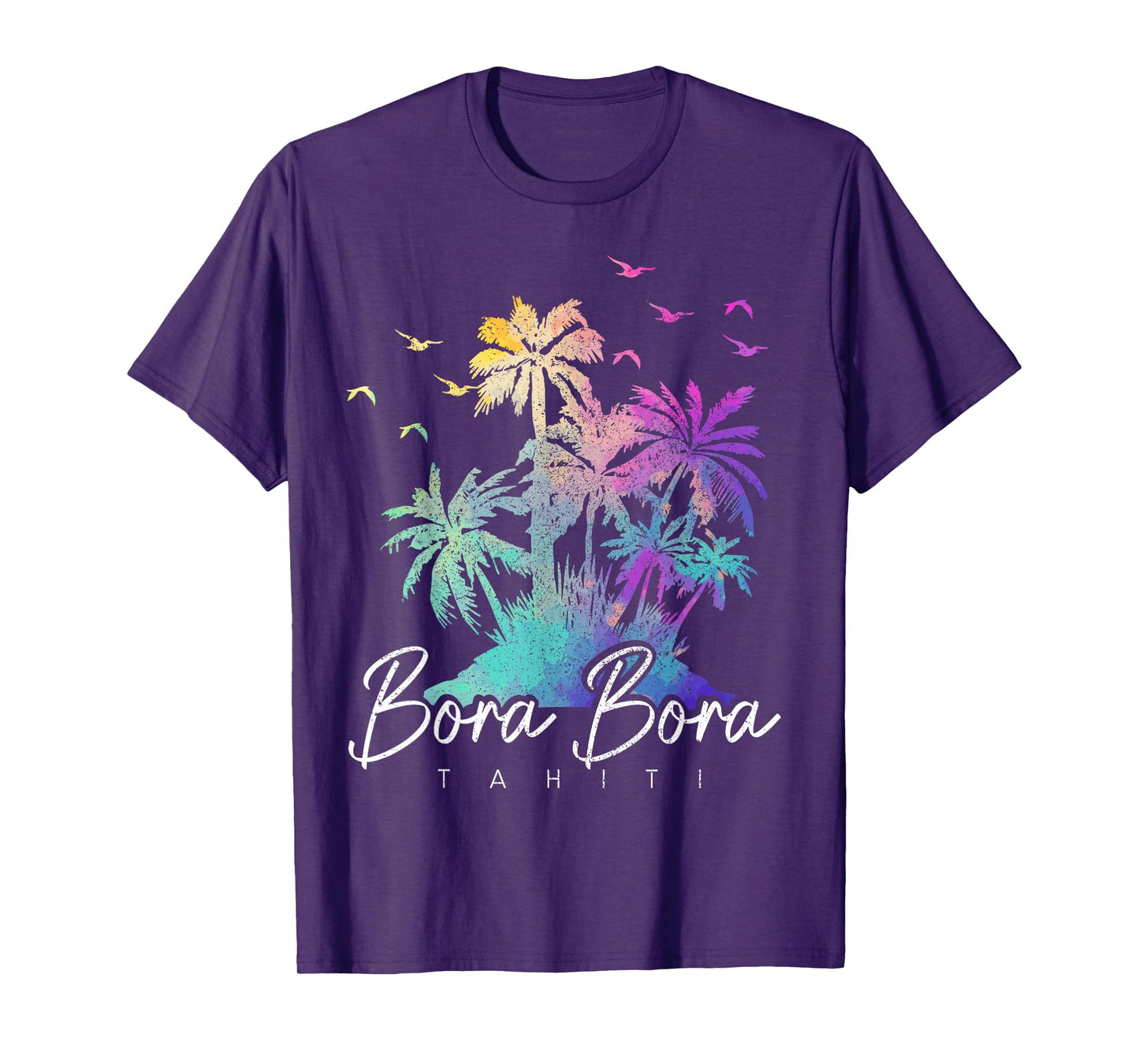 Bora Bora Tahiti Beach Vacation Vintage Souvenir T-Shirt