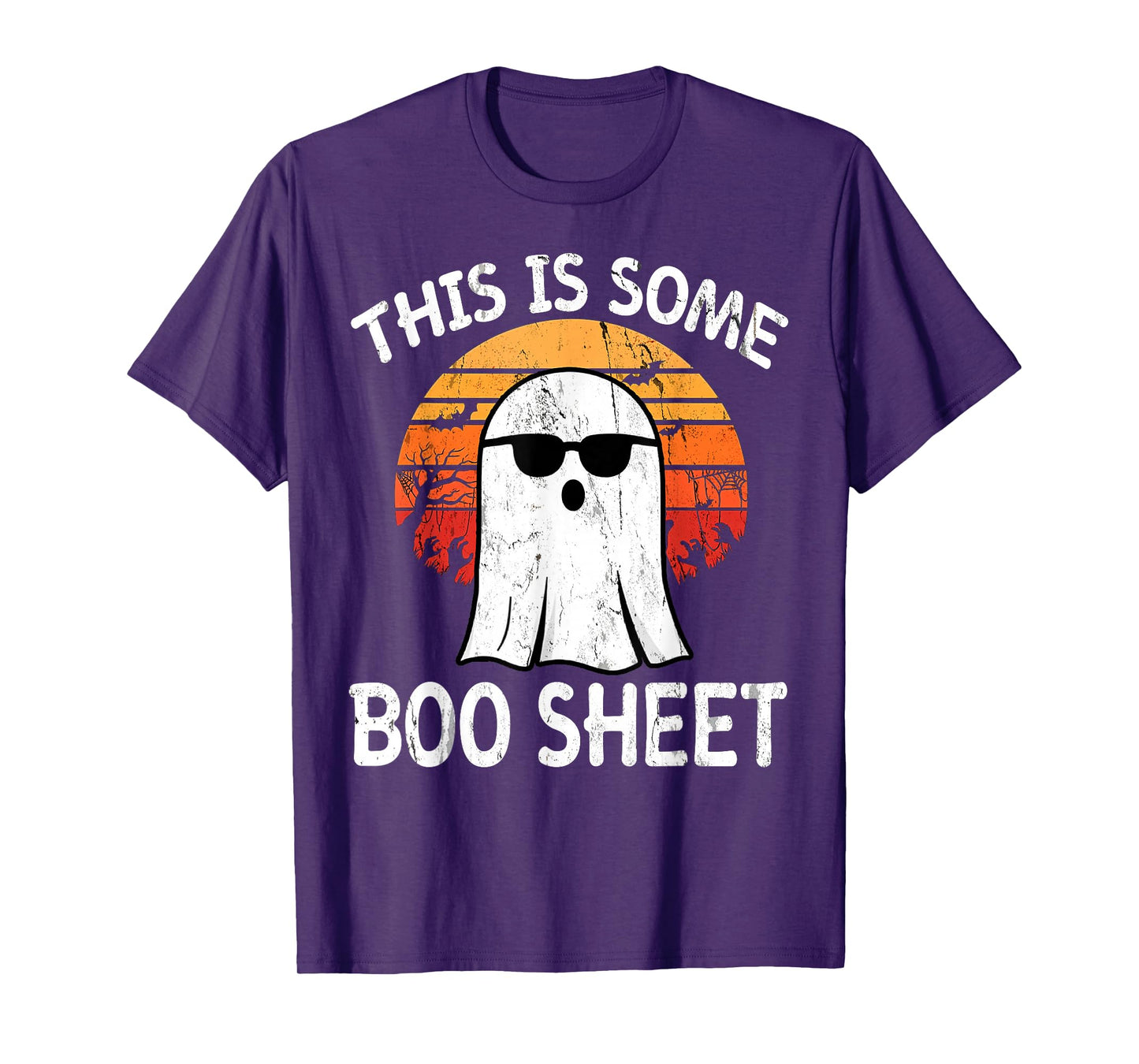 This is Some Boo Sheet Funny Halloween Costume Retro Ghost T-Shirt