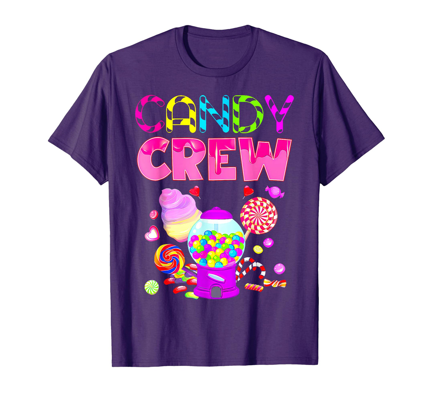 Candy Crew Candy Costume Women Candy Land Kids Sweetie T-Shirt