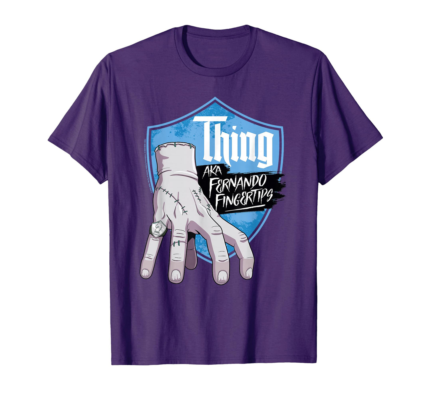 Wednesday Season 2 Thing AKA Fernando Fingertips Logo T-Shirt