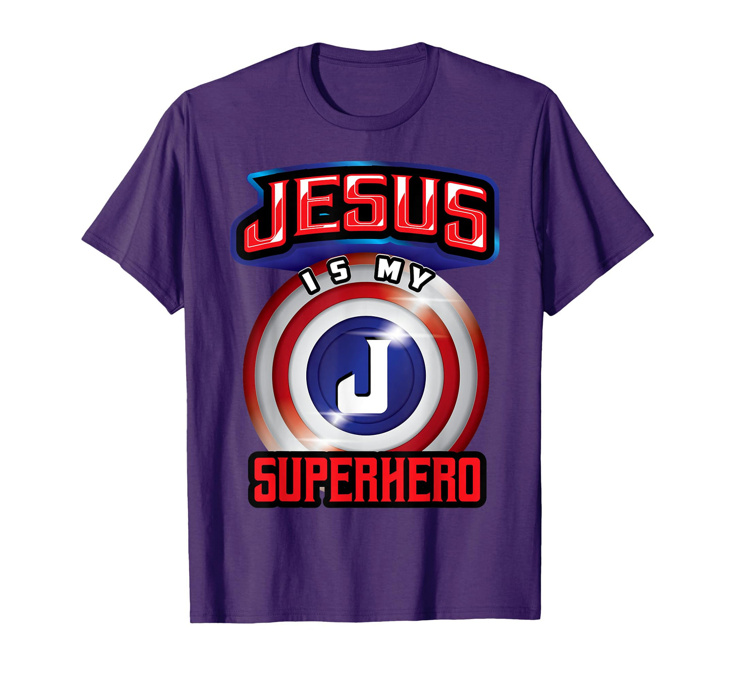 Jesus Is My Superhero | Cute Powerful Christian Gift T-Shirt