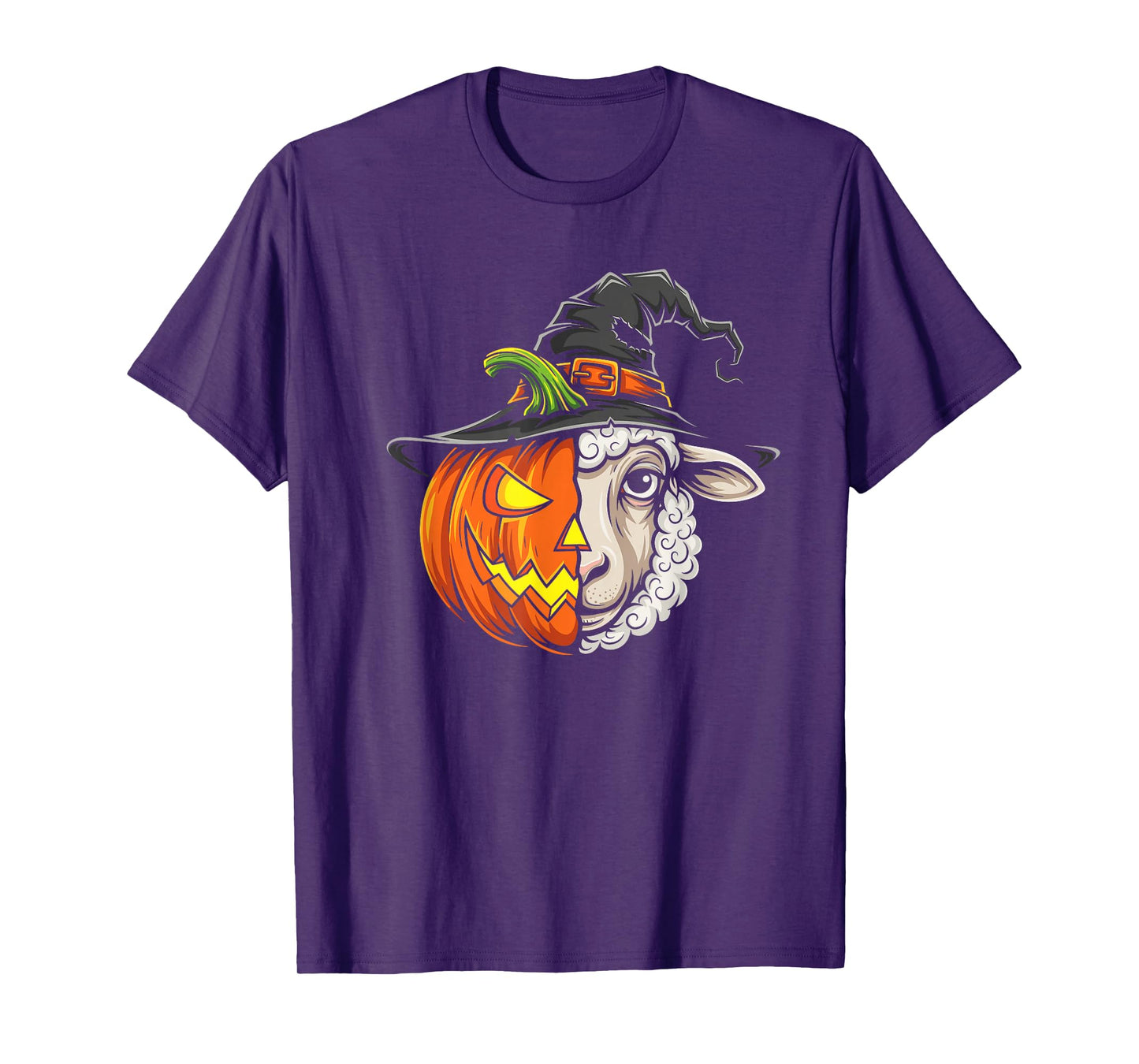 Sheep Pumpkin Jack O Lantern Halloween Kids Mens Womens T-Shirt