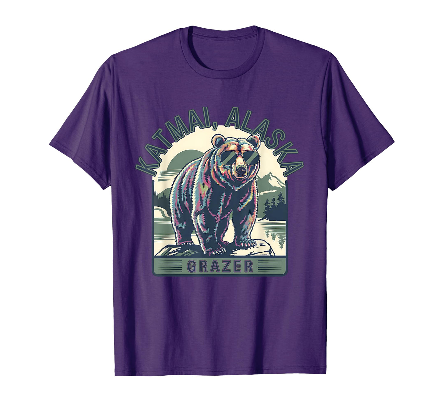 Katmai Alaska Grazer Vintage Fat Bear Week 2025 T-Shirt