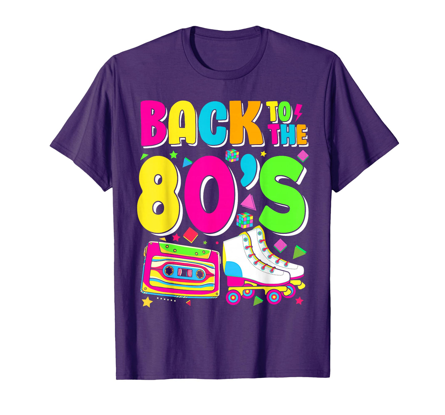 Back To 80's 1980s Outfit Costume Eighties Retro Party T-Shirt