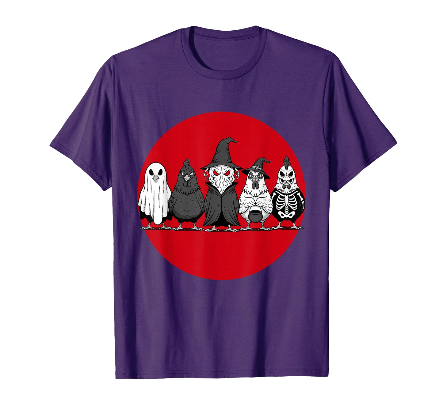 Spooky Funny Halloween Chicken Costume Men Women T-Shirt