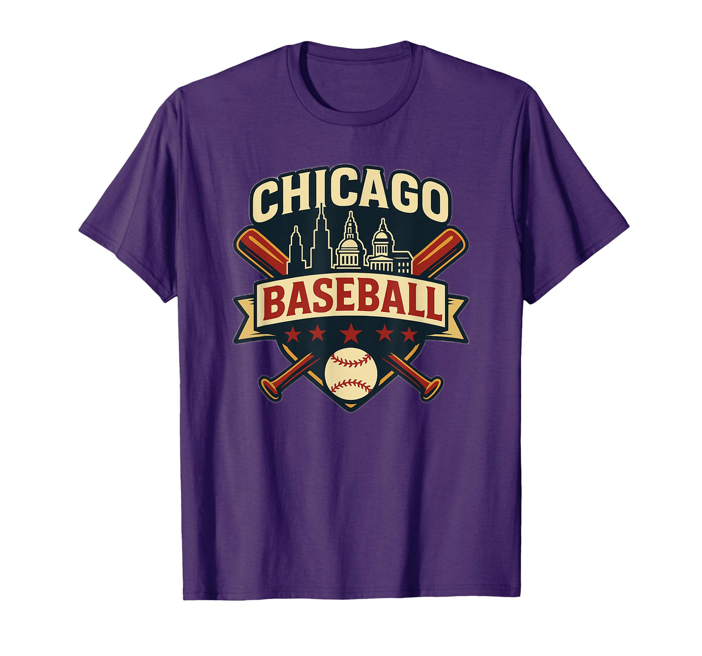 Vintage Chicago Baseball Tee , Chicago Baseball T-Shirt