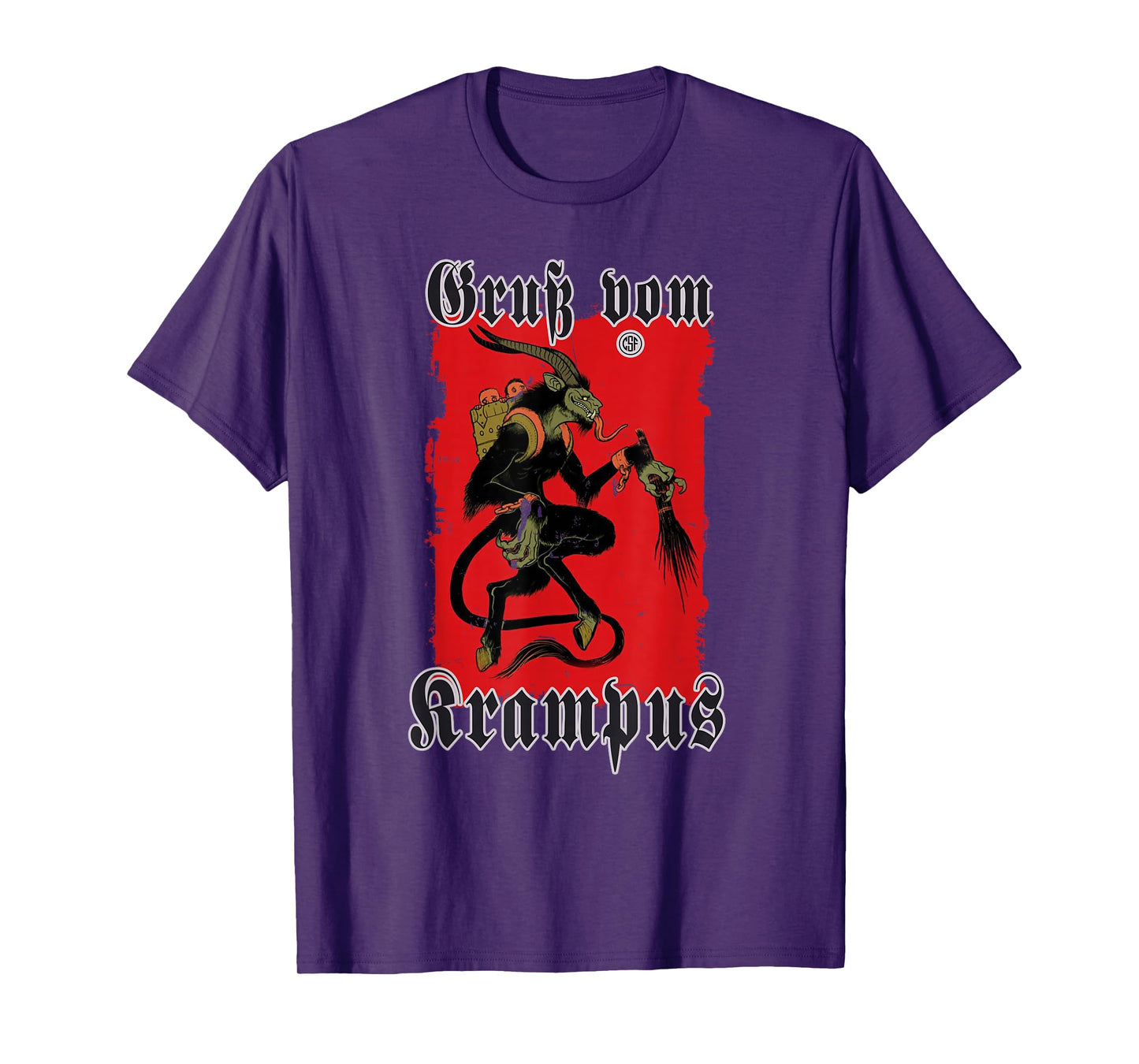 Greeting from Krampus Christmas Legend Figure T-Shirt