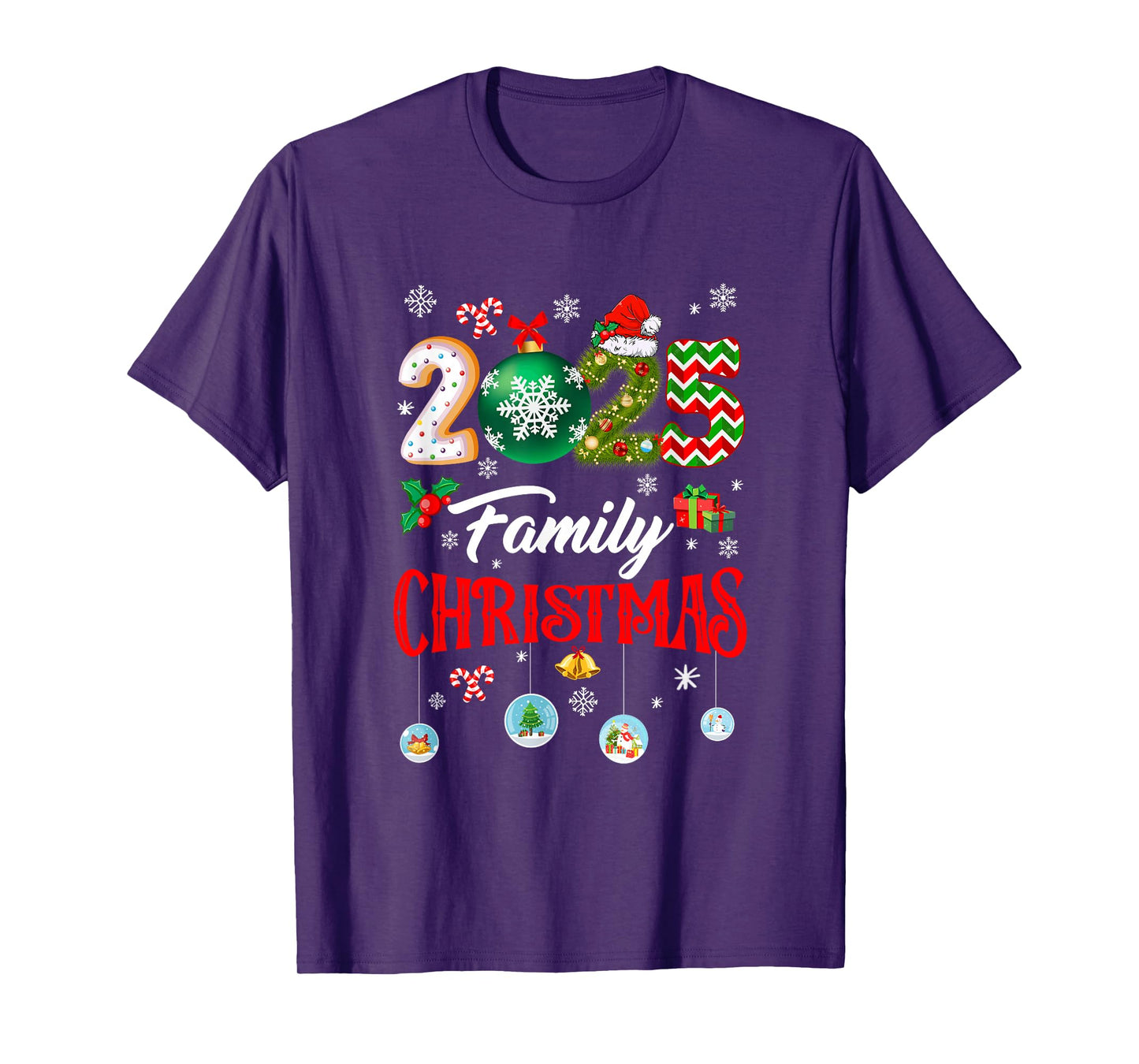 Family Christmas 2025 Matching Family Christmas Xmas Squad T-Shirt