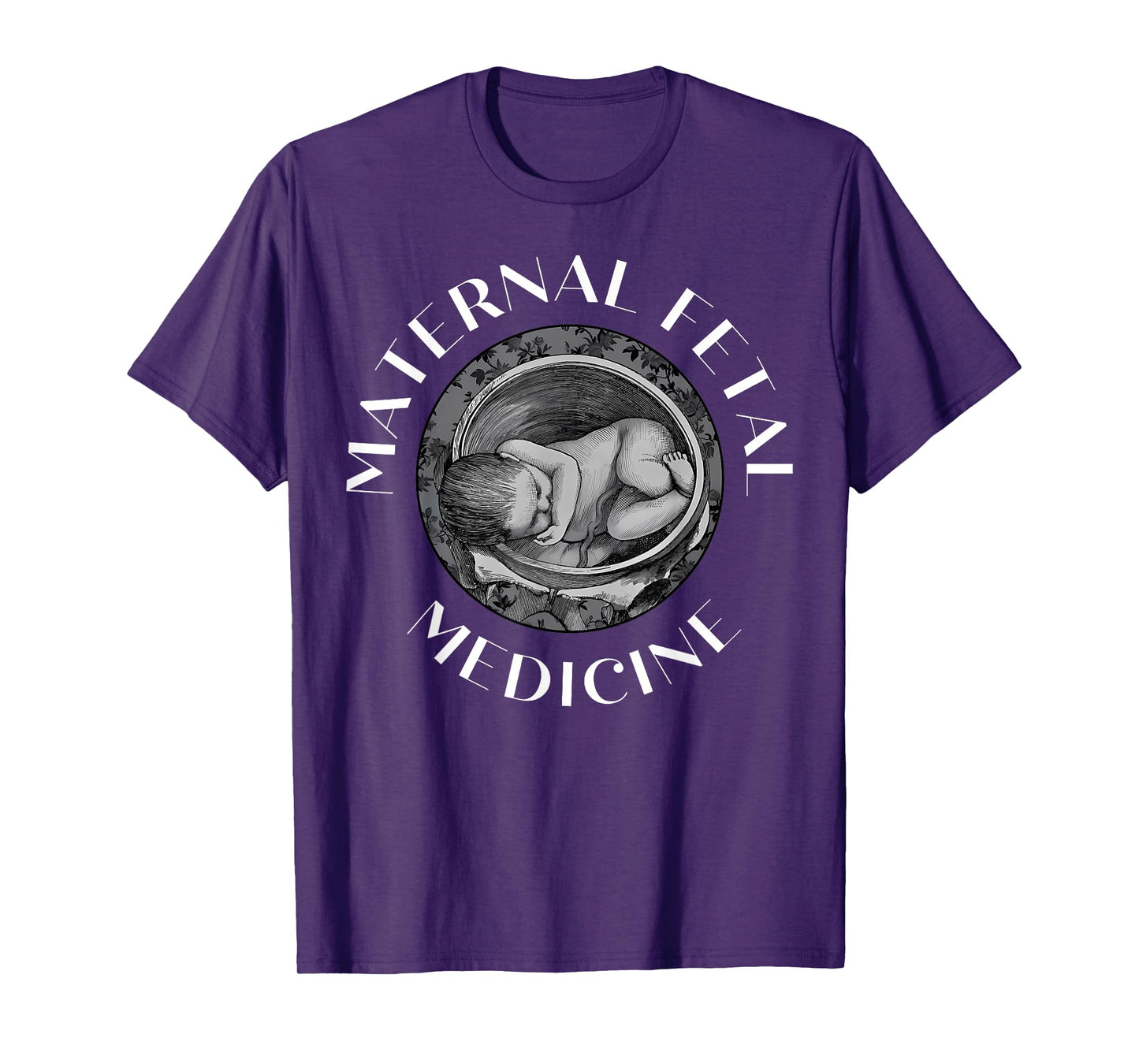 Vintage Anatomy Maternal Fetal Medicine MFM Nurse OBGYN T-Shirt