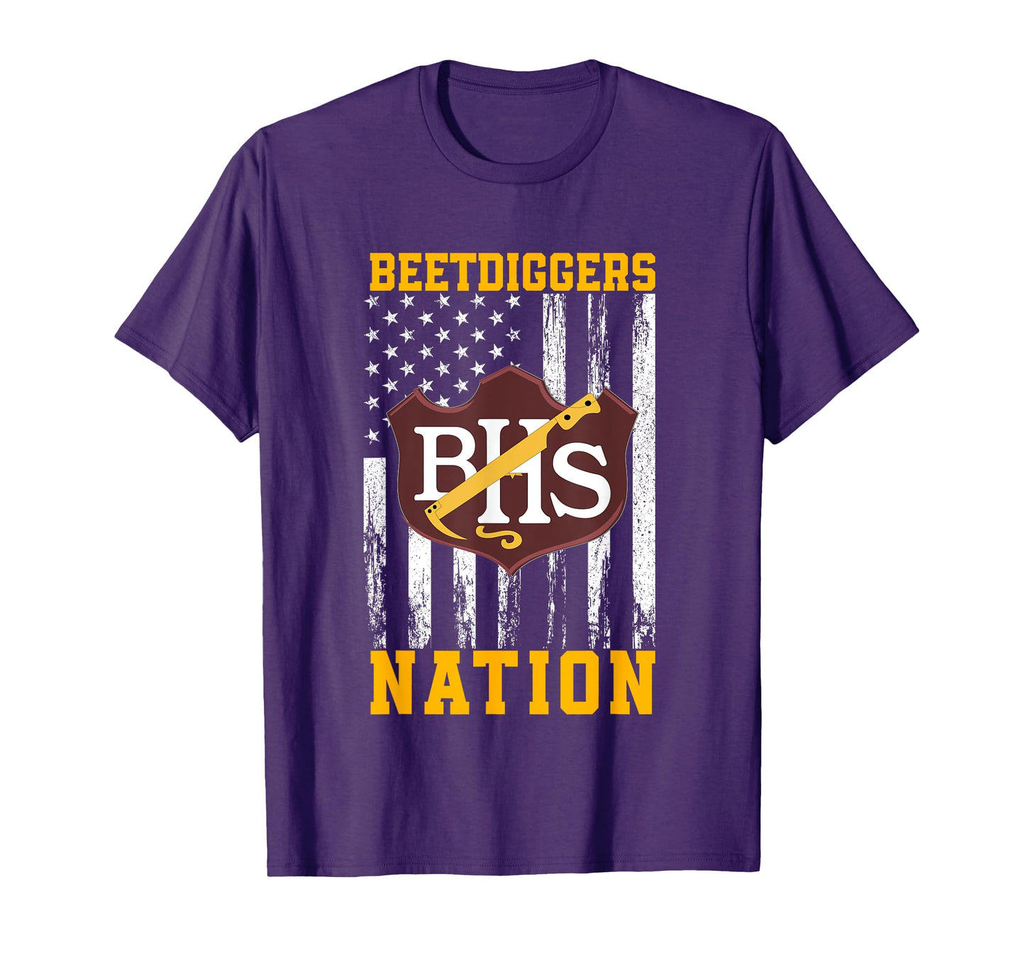 Brush Beetdiggers Logo Nation HS T-Shirt