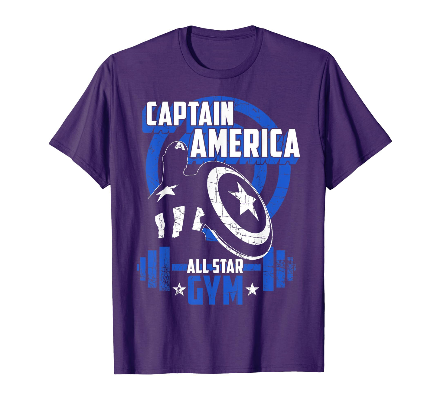 Captain America All-Star Gym Silhouette Hero T-Shirt T-Shirt