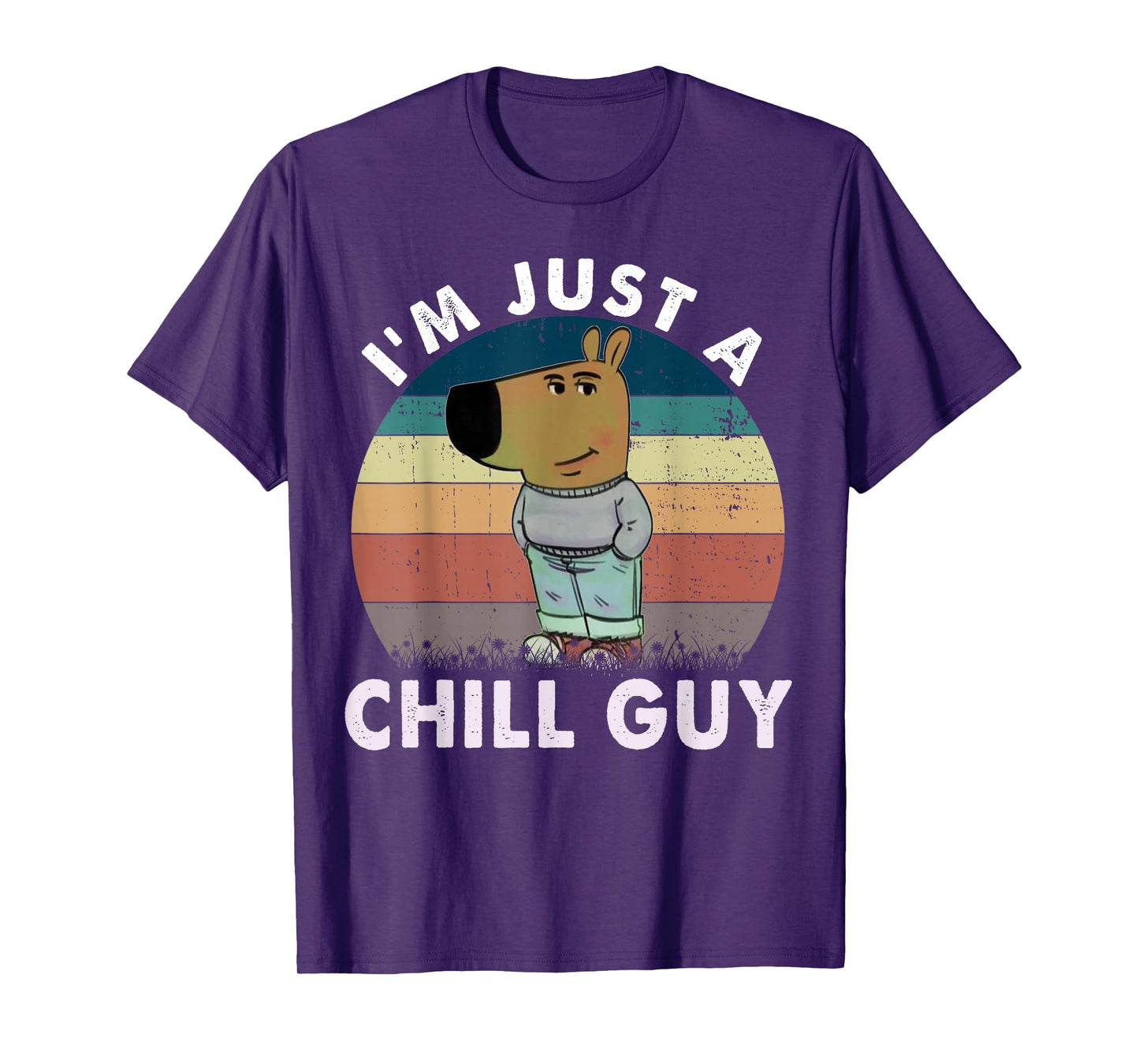 Vintage I'm Just A Chill Guy Funny Meme T-Shirt