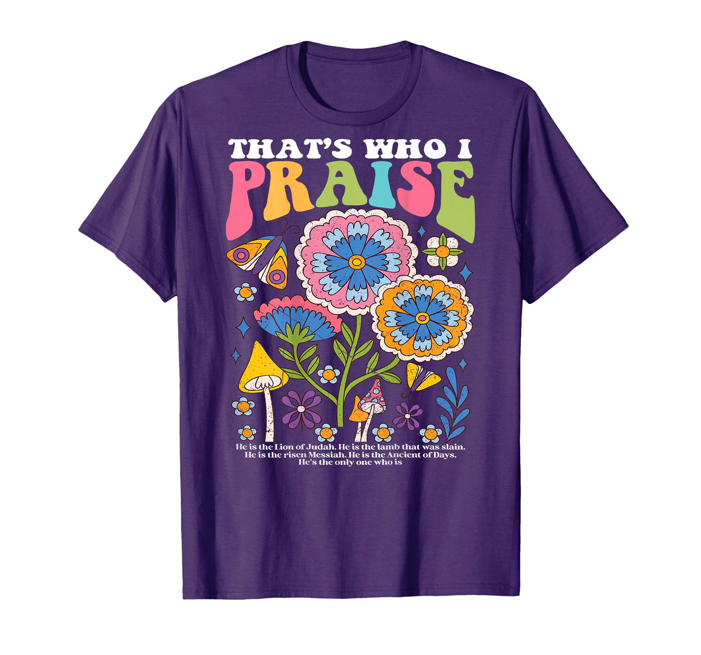 Brandon That's Who I Praise Jesus Christian Lake Merch T-Shirt