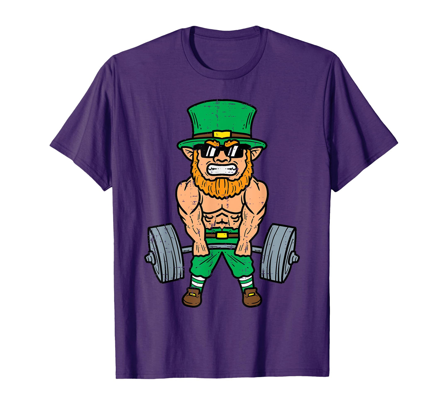 St Patricks Day Workout Weightlifting Saint Paddys Gym Men T-Shirt