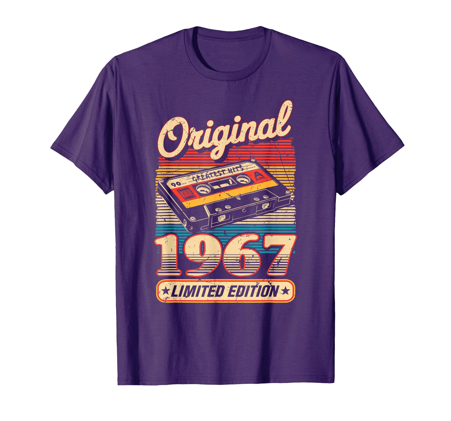 58th Birthday Retro Vintage 1967 Men Women T-Shirt