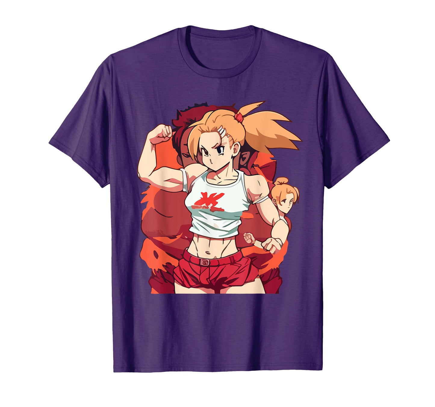 Anime Girl Fighter | Anime Gym Cute T-Shirt
