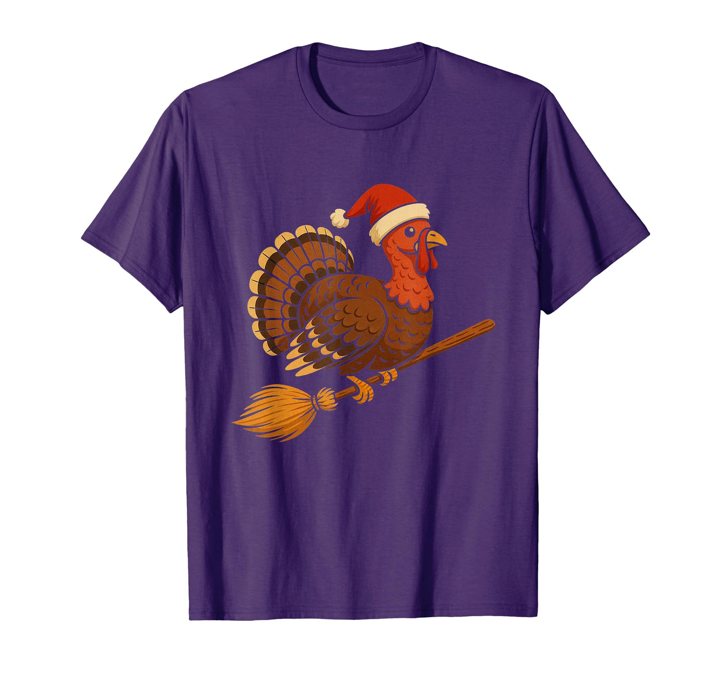 Holiday Mashup Turkey Funny Thanksgiving Halloween Christmas T-Shirt