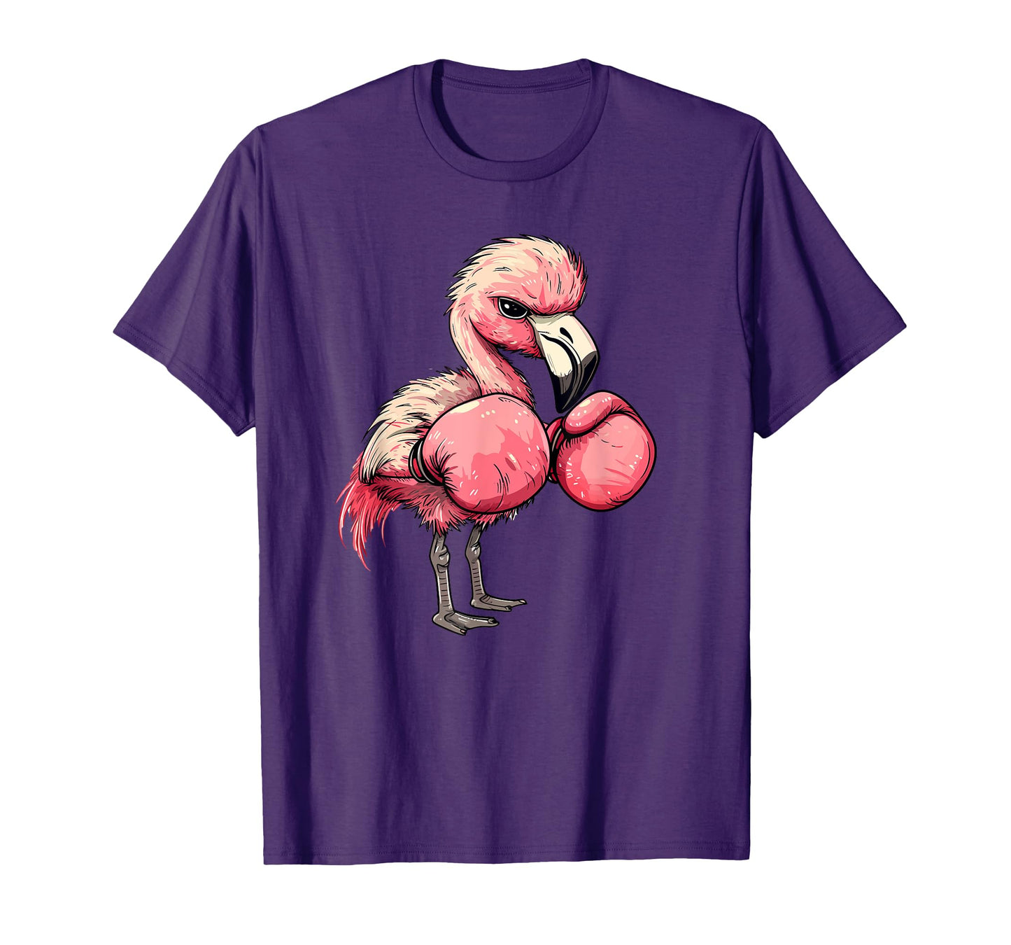 Funny Boxing Flamingo With Pink Gloves Kids Adults T-Shirt