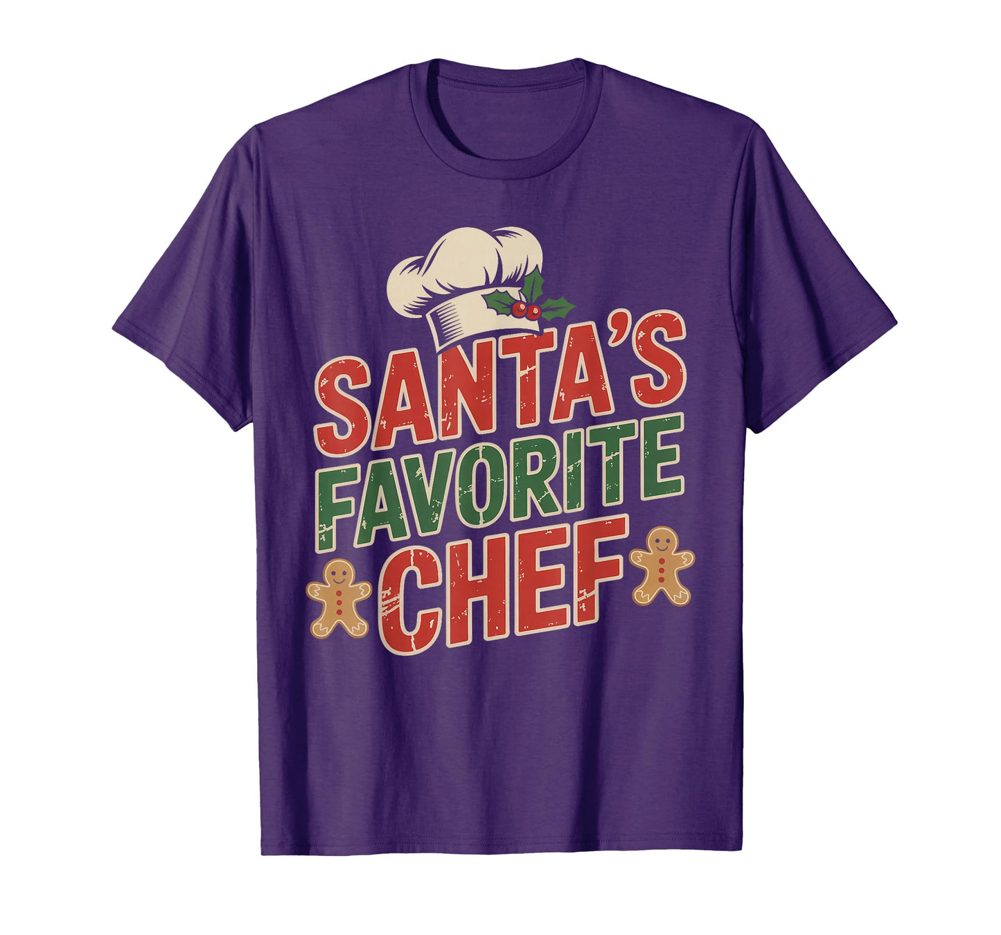Santa’s Favorite Chef Christmas Kitchen T-Shirt