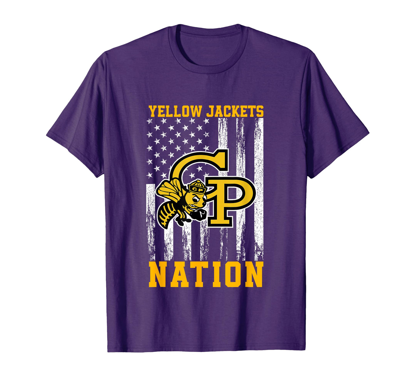 Galena Park Yellow Jackets Logo Nation HS T-Shirt