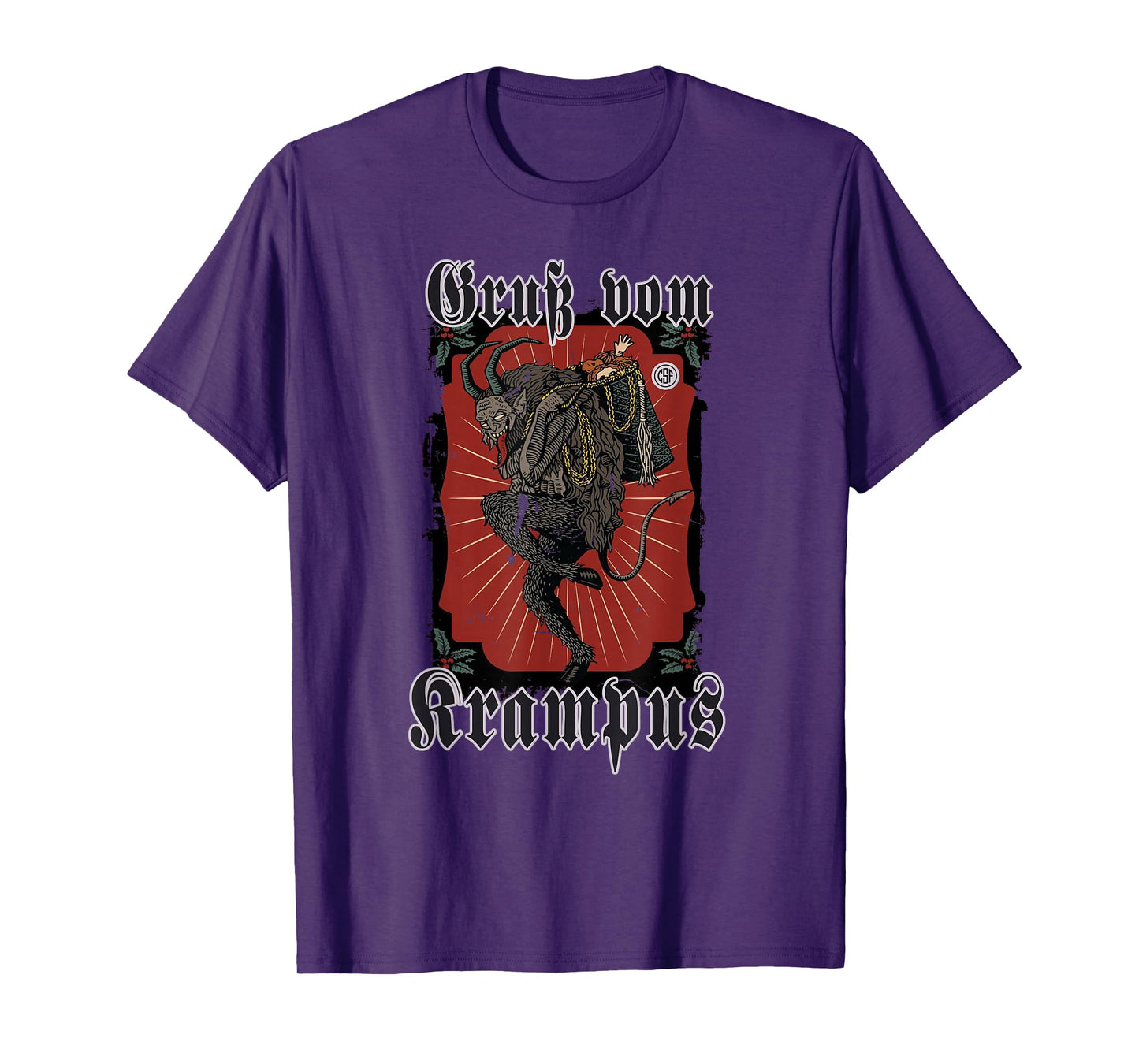 Greeting from Krampus Christmas Legend Figure T-Shirt