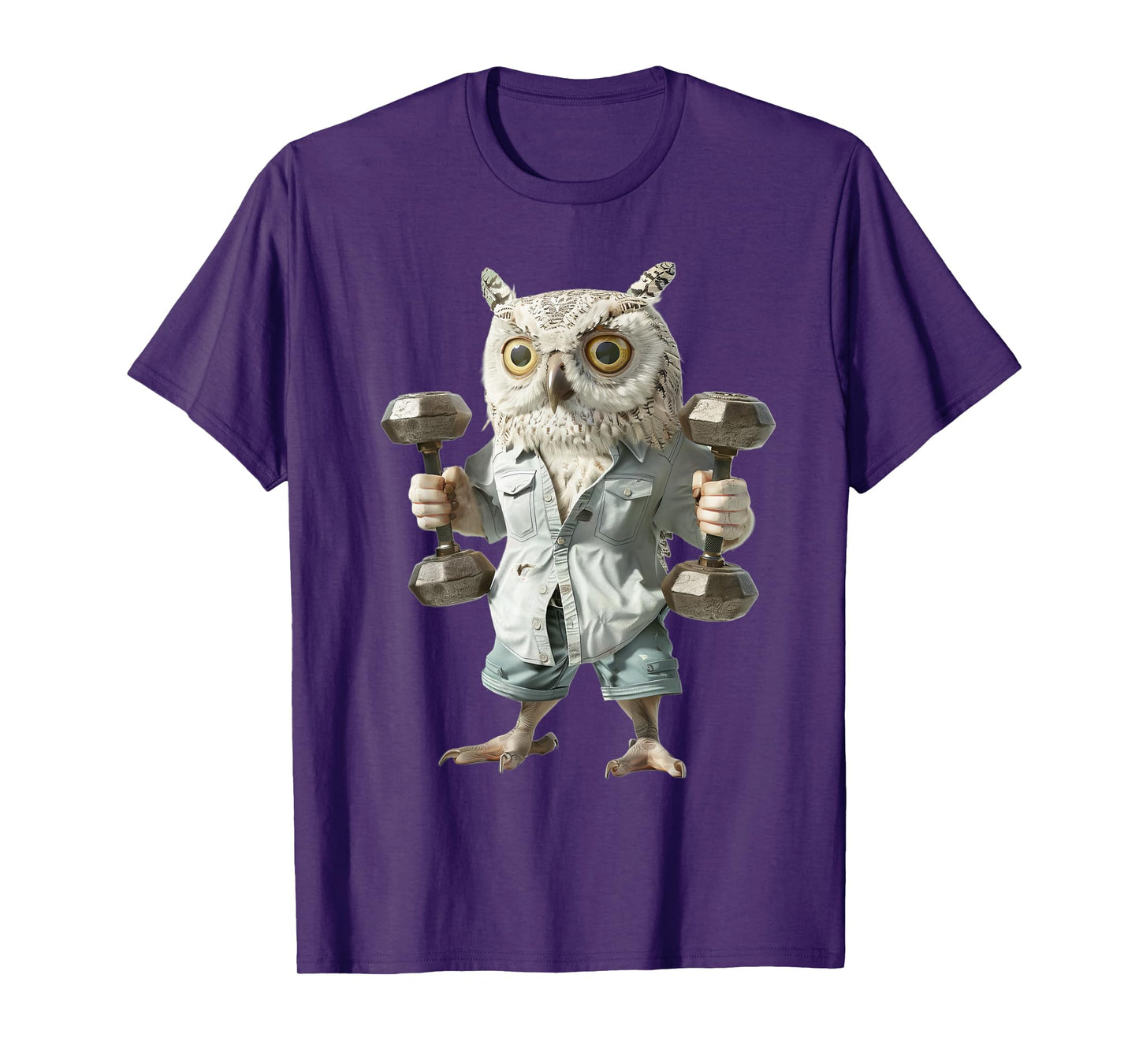 Owl Dumbbells T-Shirt