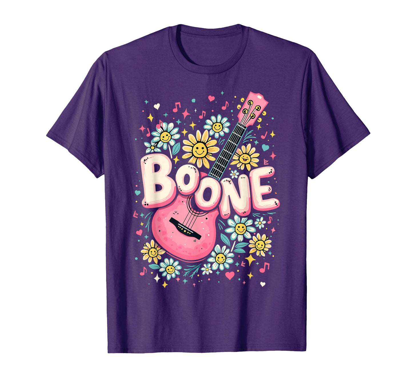 Boone Family Name I Love Boone Personalized Vintage T-Shirt
