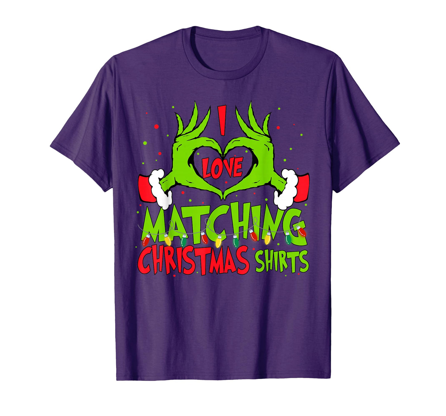 I Love Matching Christmas Shirts But I Don't Xmas Couples T-Shirt