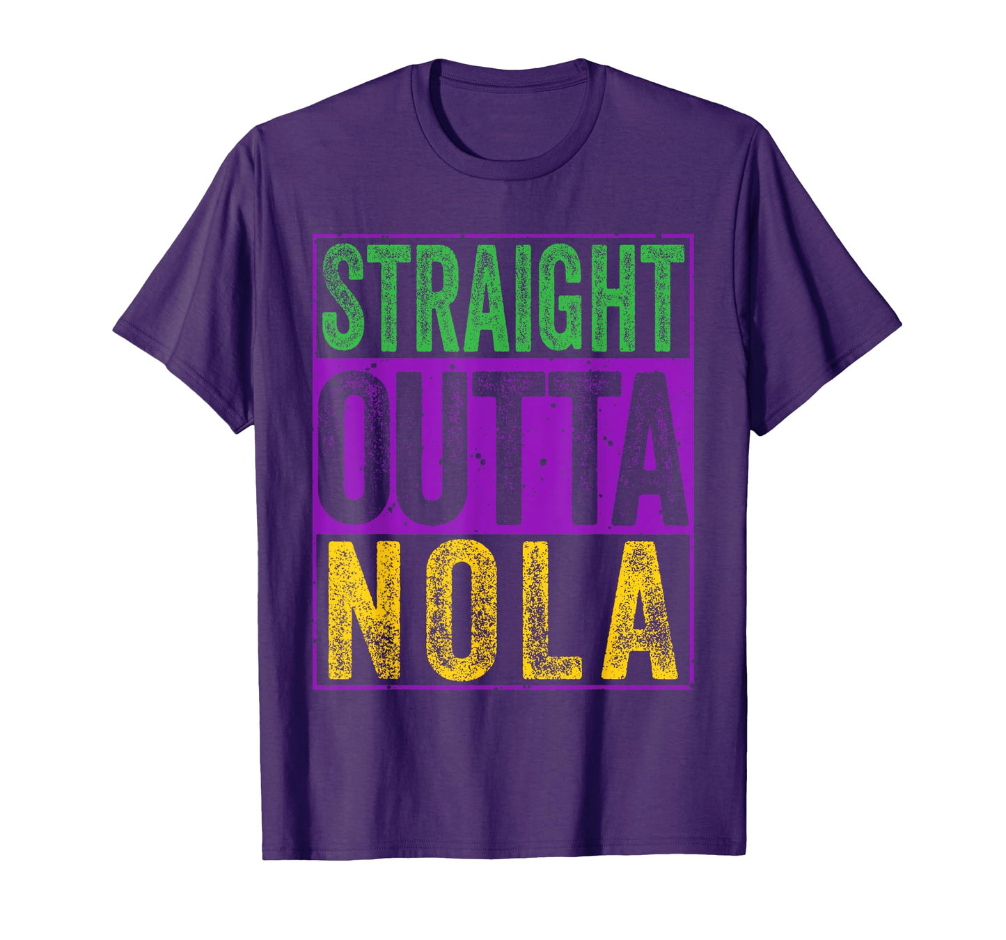 Straight Outta Nola Tee Funny New Orleans and Louisiana T-Shirt