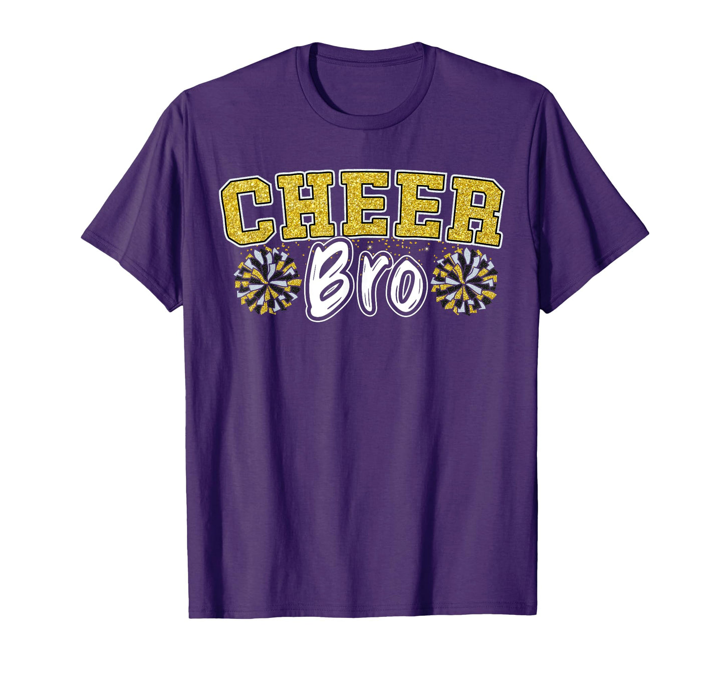 Cheer Bro My Favorite Cheerleader Calls Me Brother Yellow T-Shirt
