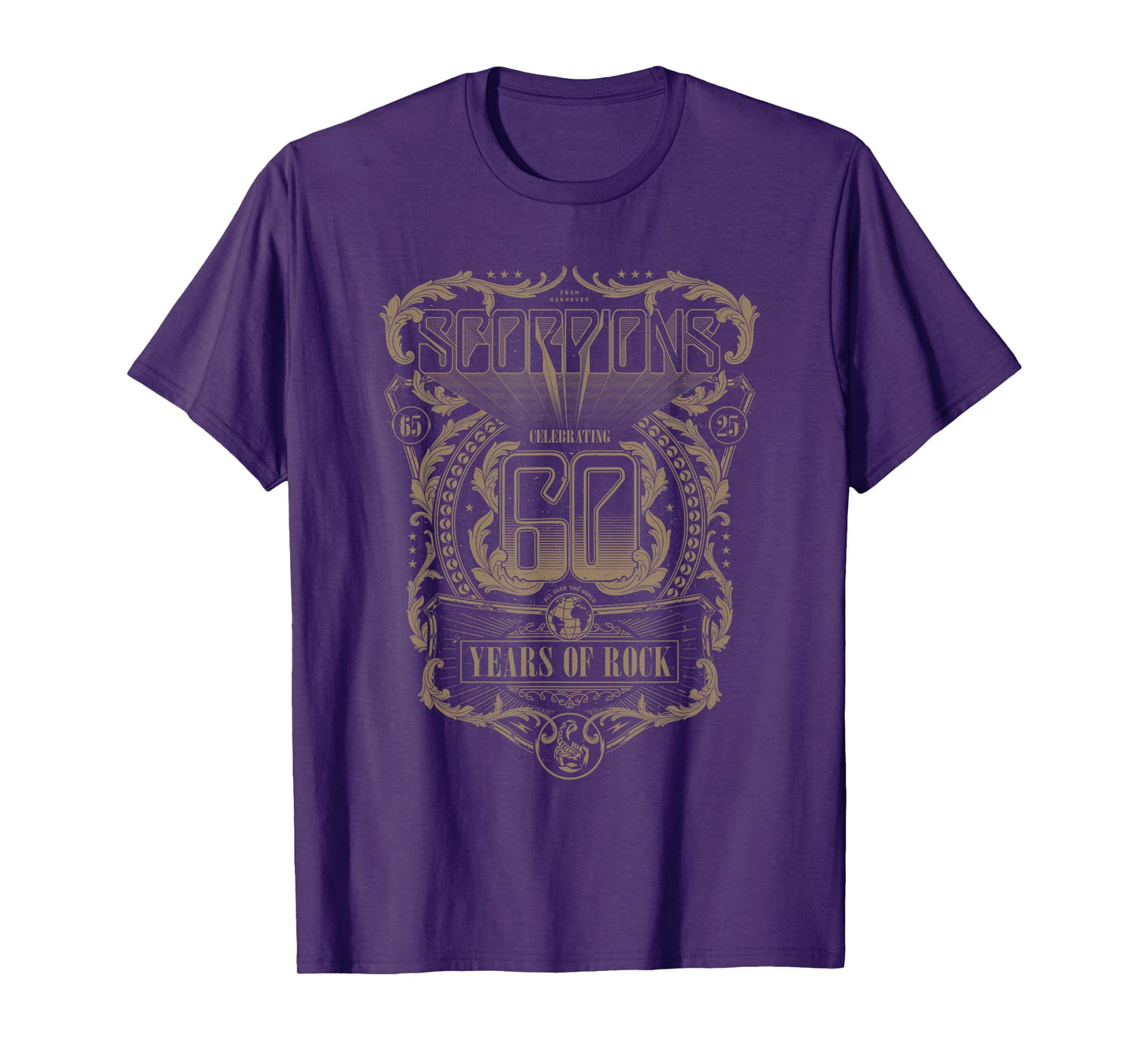 Official Scorpions 60 Years of Rock T-Shirt