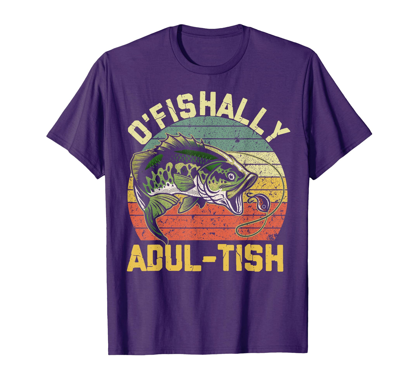O'Fishally Adultish 18 Year Old Fishing Birthday Theme Party T-Shirt