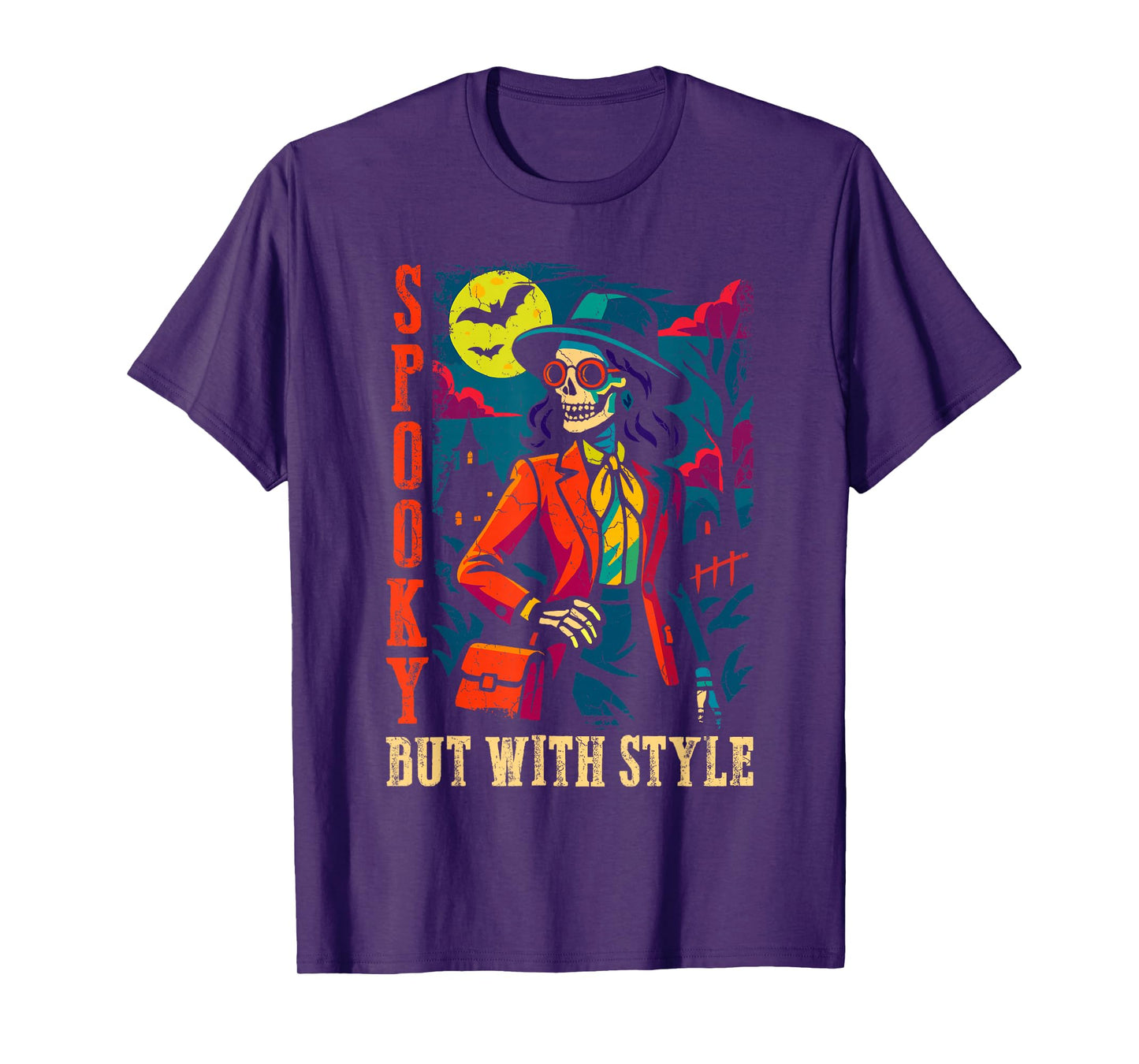 Spooky But with Style Halloween Spooky Haunted Season T-Shirt