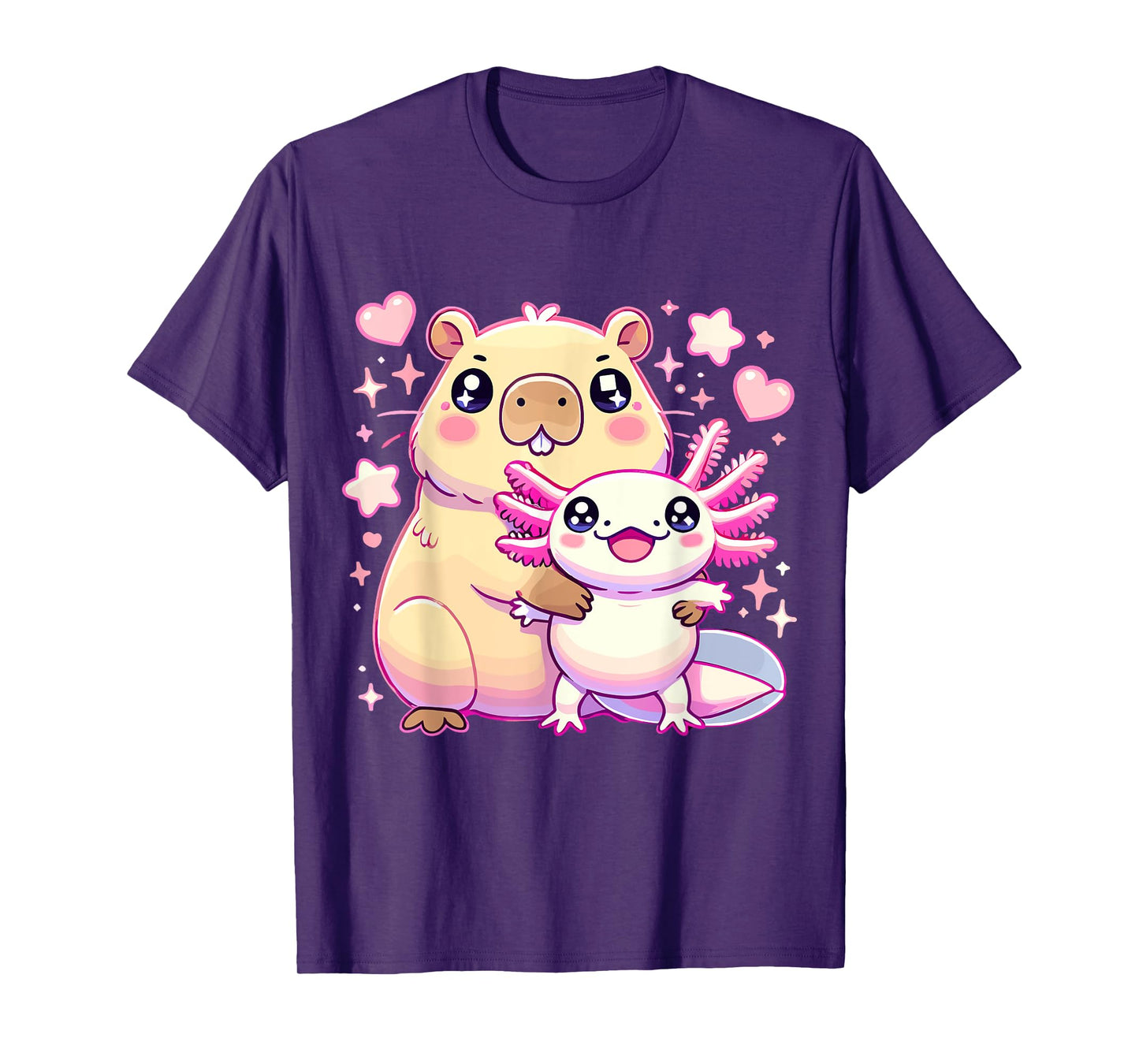 Capybara and Axolotl T-Shirt