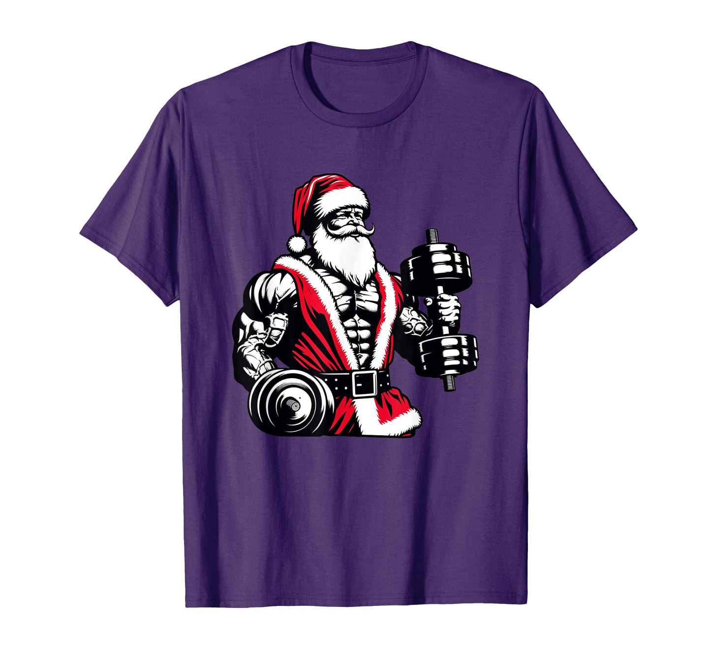 Swole Santa Christmas Gym T-Shirt