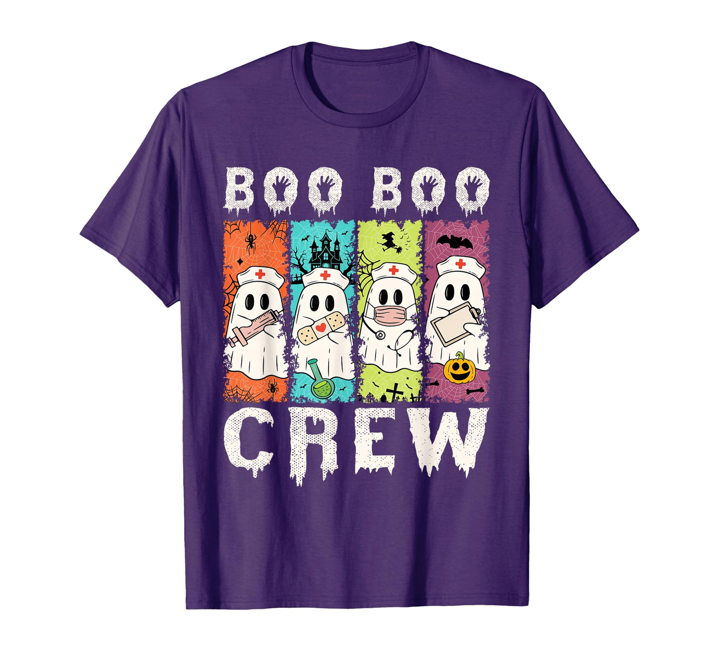 Amazing Spooky Creepy Halloween Boo Crew T-Shirt