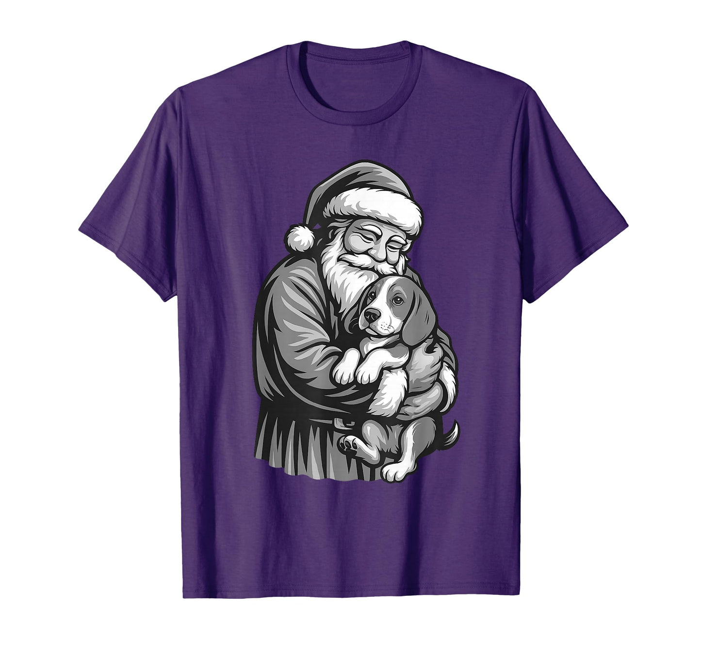 Beagle Santa Claus Christmas Dog Lover T-Shirt