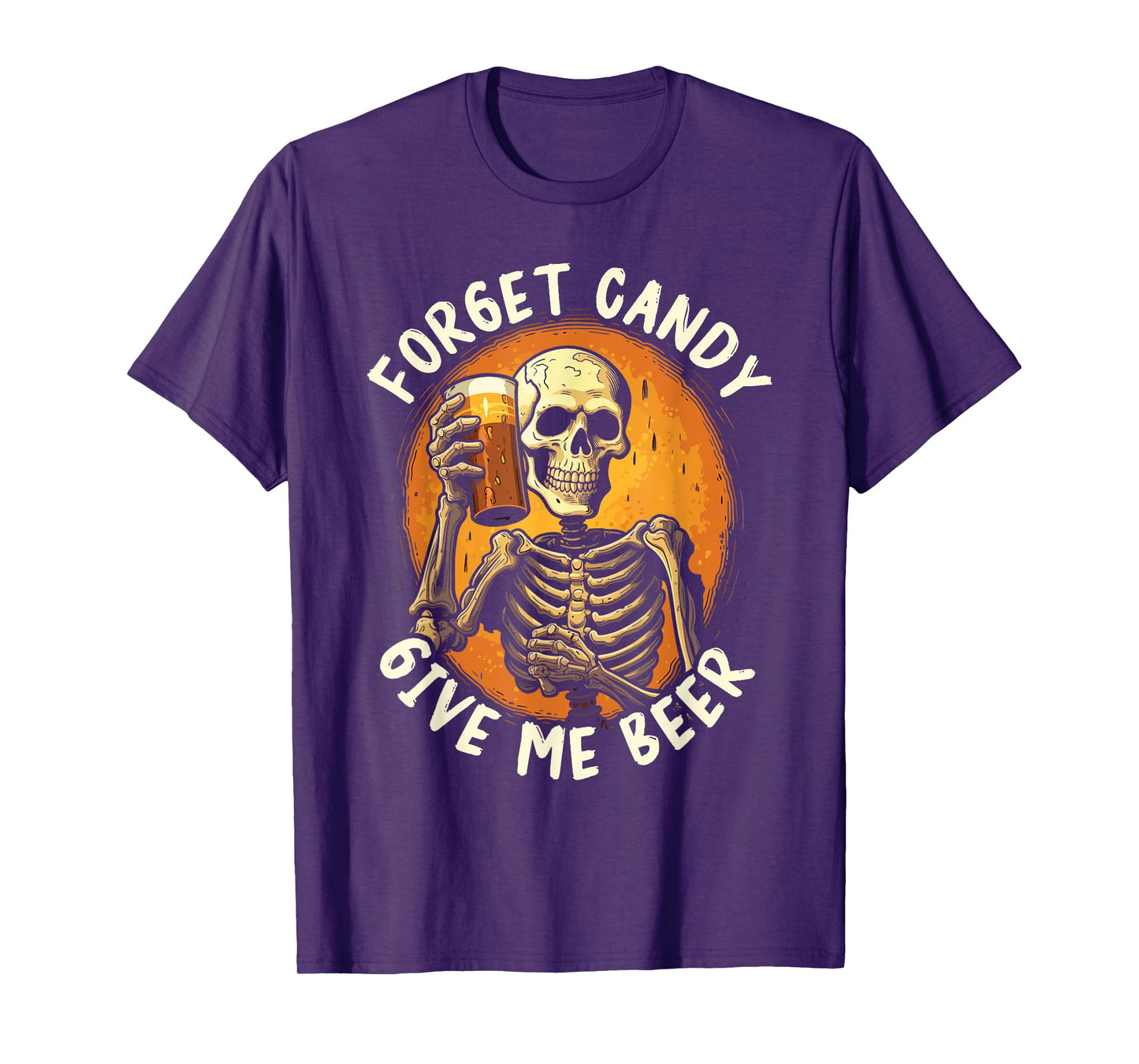 Halloween Beer Drinker Trick Or Treat Spooky Alcoholic T-Shirt