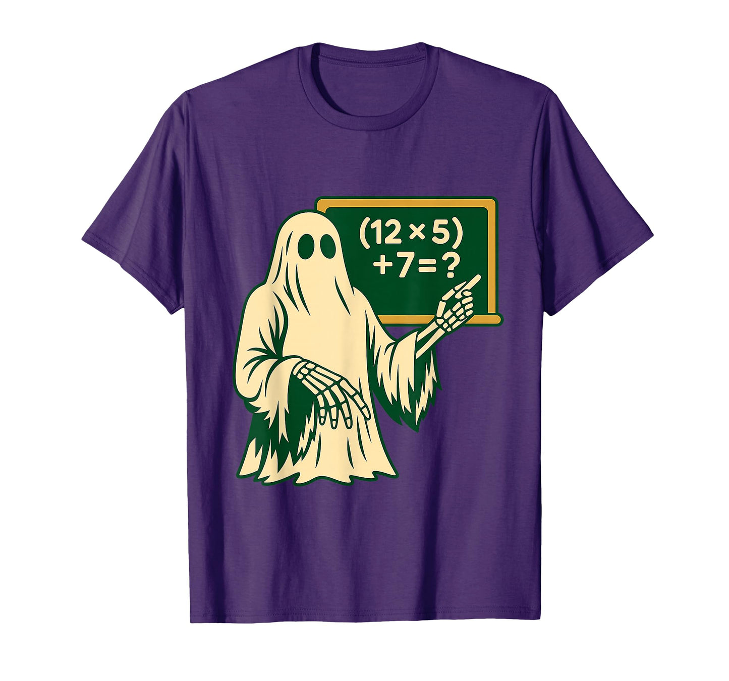 67 Teacher Halloween Ghost Six Seven Meme Brainrot Math Joke T-Shirt