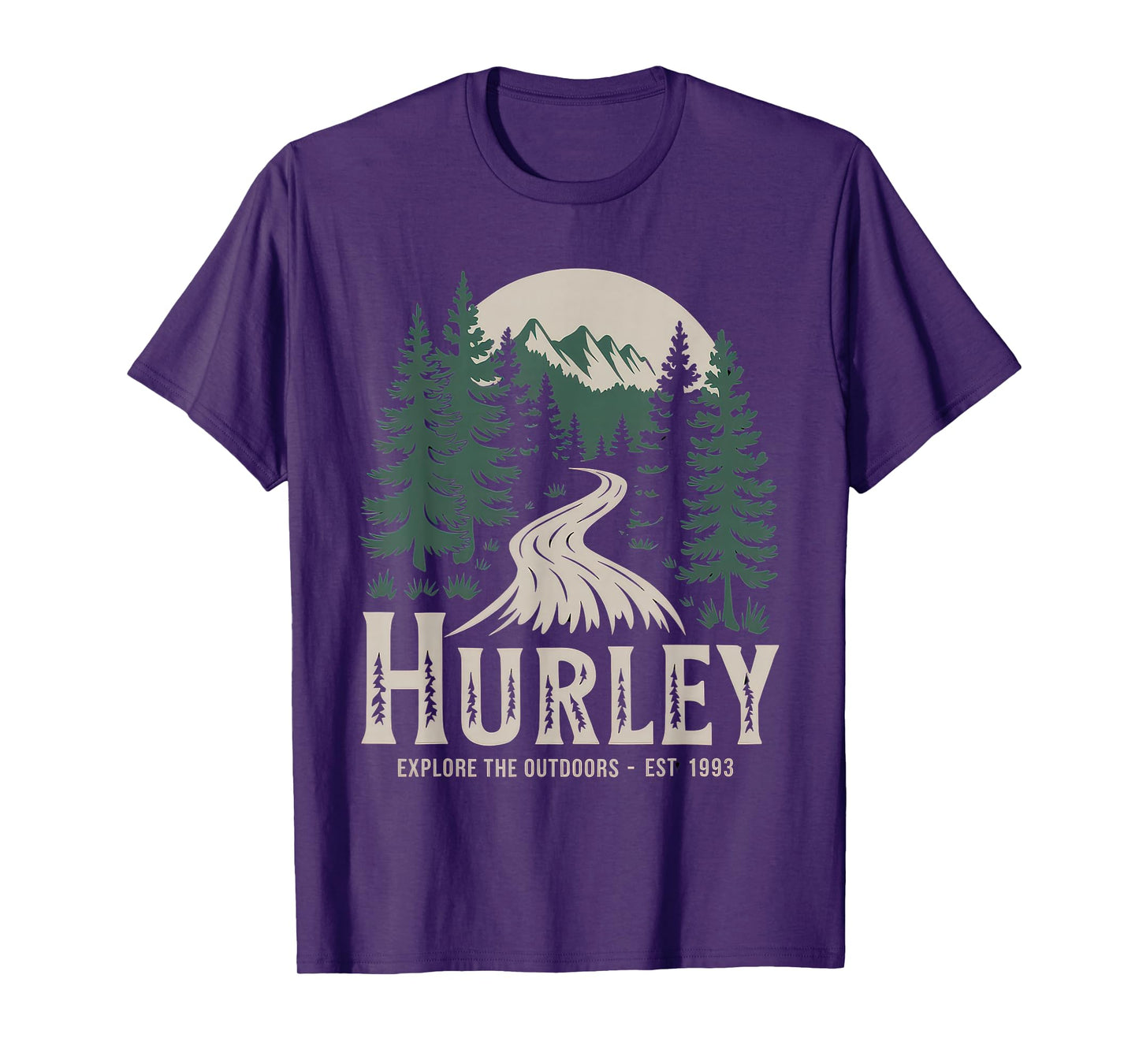 Hurley KY Vintage Evergreen Sunset Eighties Retro 80s 90s T-Shirt
