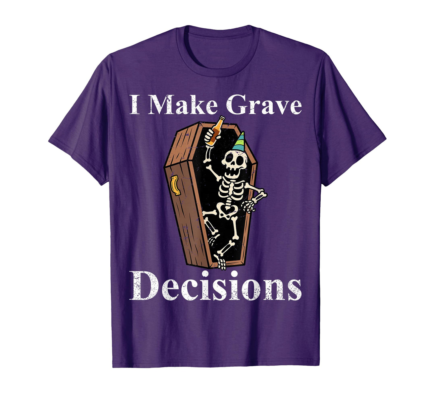 I Make Grave Decisions Halloween Spooky Haunted Season T-Shirt