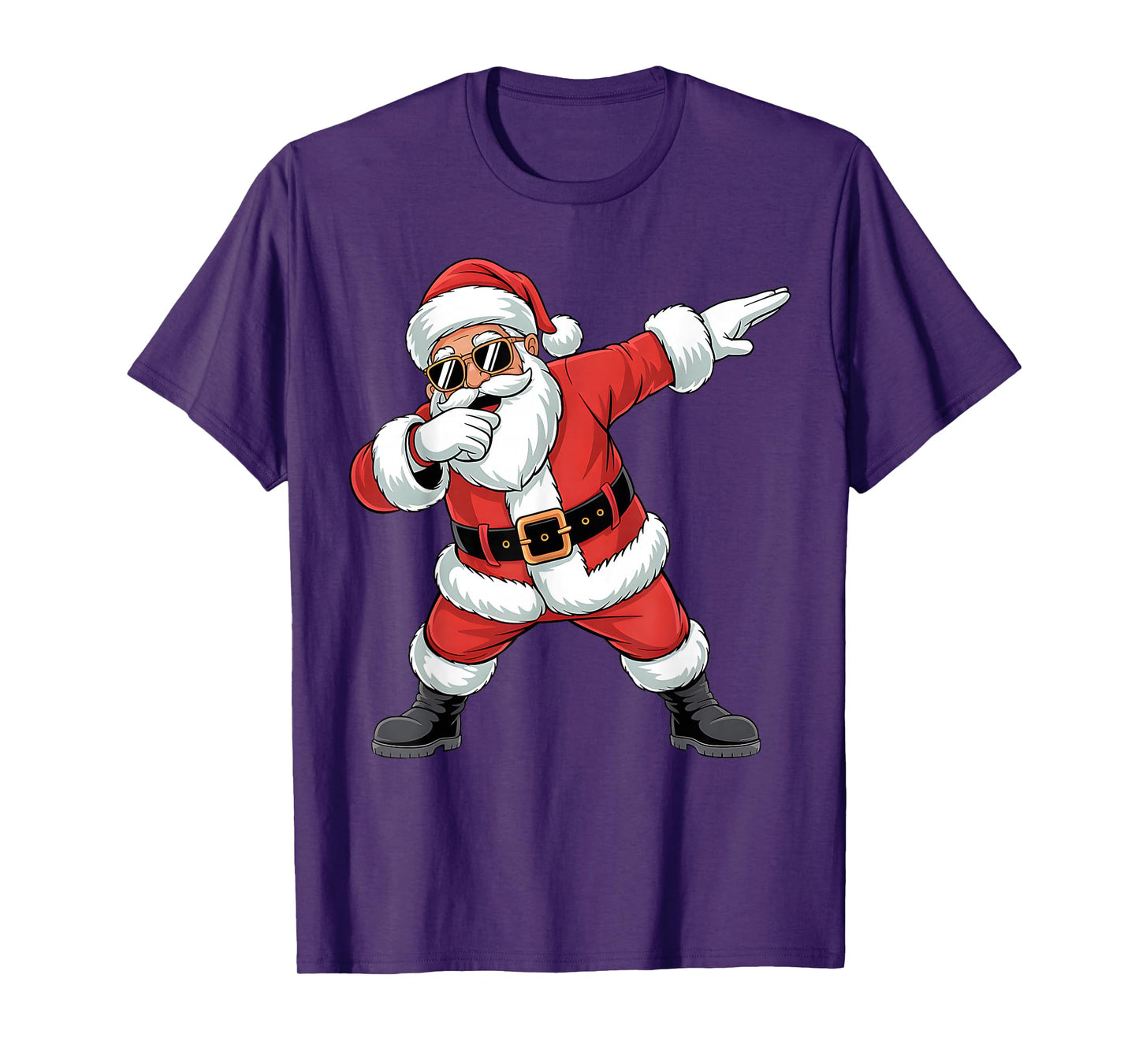 Dabbing Santa Claus Christmas Boys Men Funny Xmas Dab Dance T-Shirt