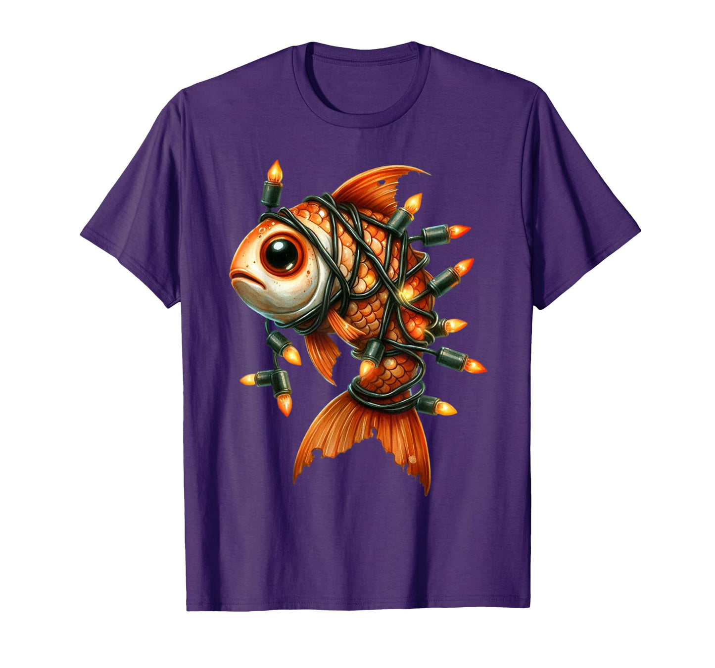 Sea Animal Red Fish Funny Halloween Costume Men Women Kids T-Shirt