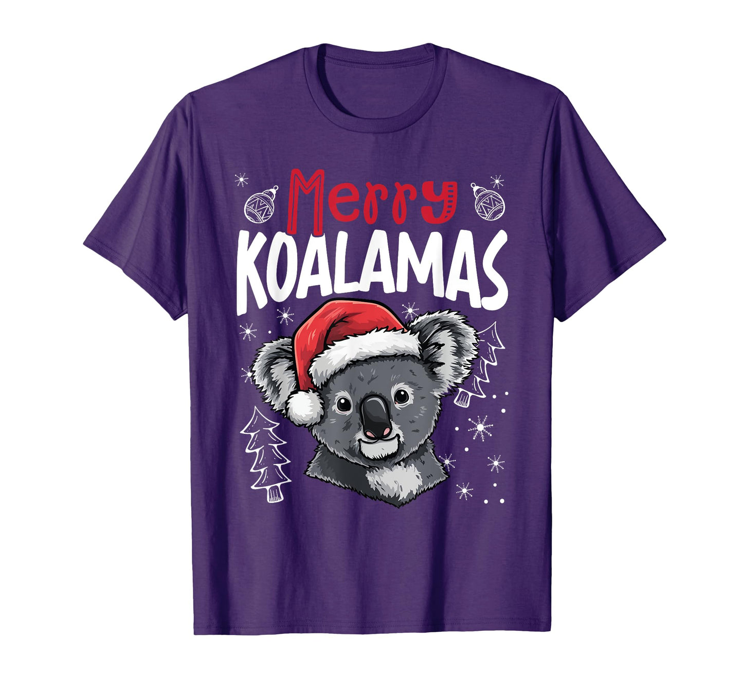 Merry Koalamas Funny Christmas Koala T-Shirt