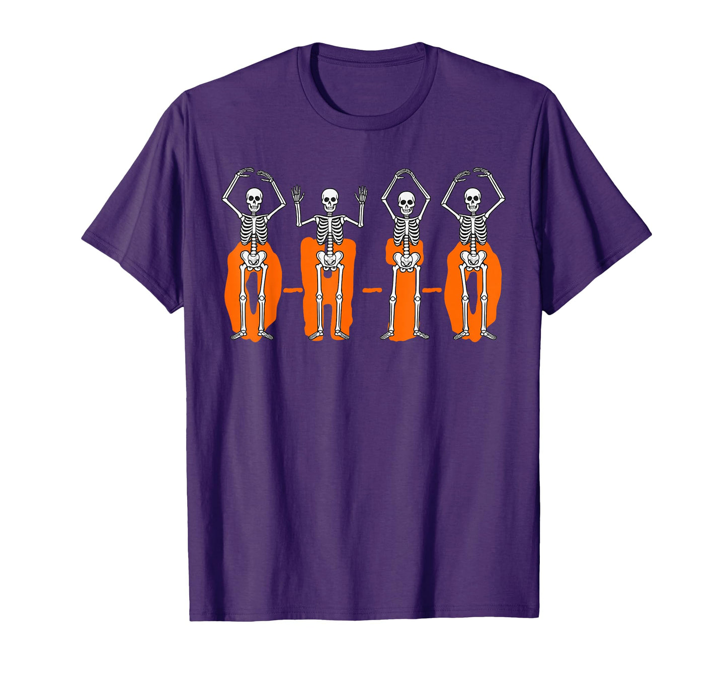O-H-I-O State Funny Skeletons Ohio Vintage Halloween Costume T-Shirt