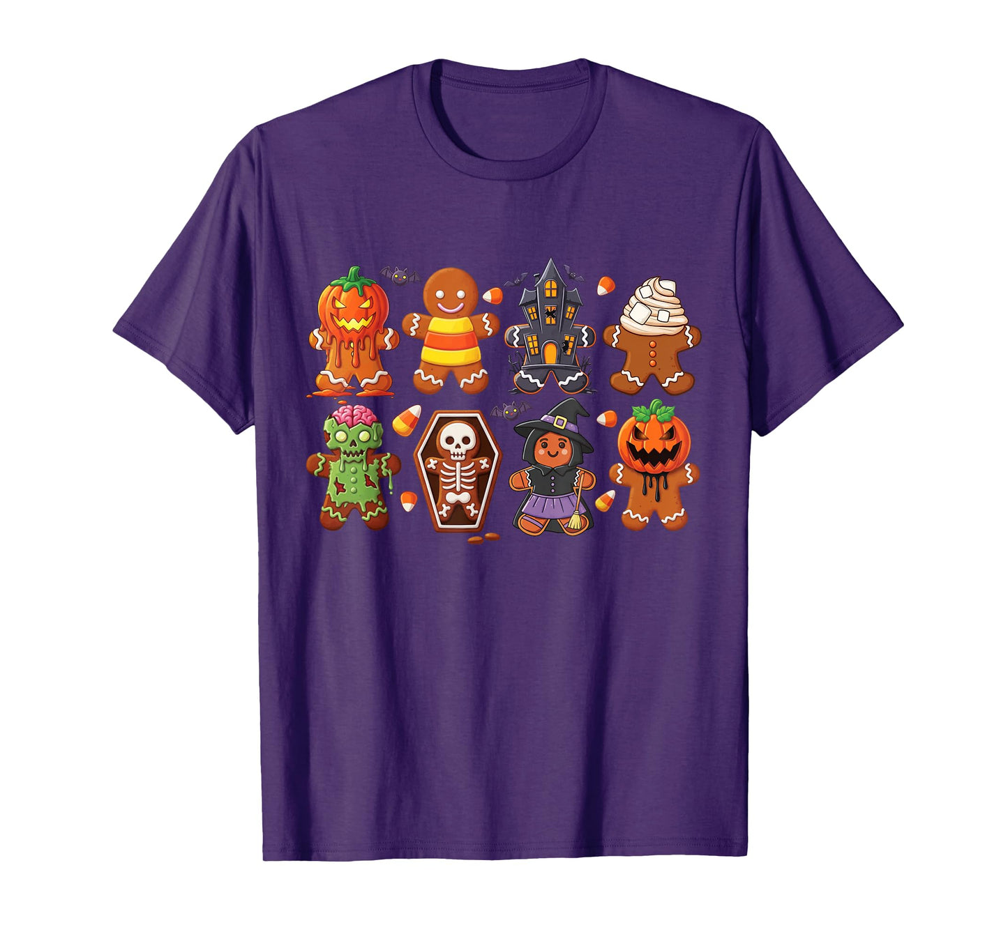 Winterween Winter Halloween Characters Spooky Christmas T-Shirt