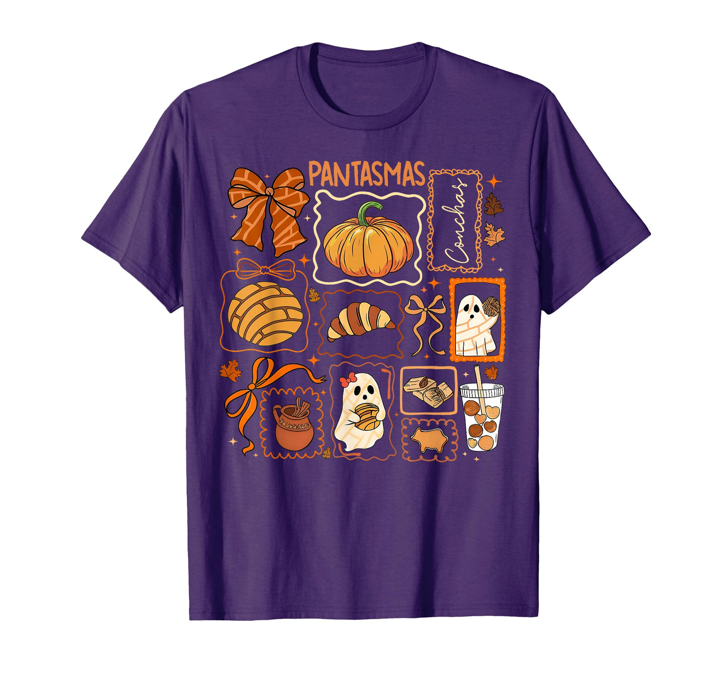 Pantasmas Mexican Spanish Halloween Vibes Spooky Season T-Shirt