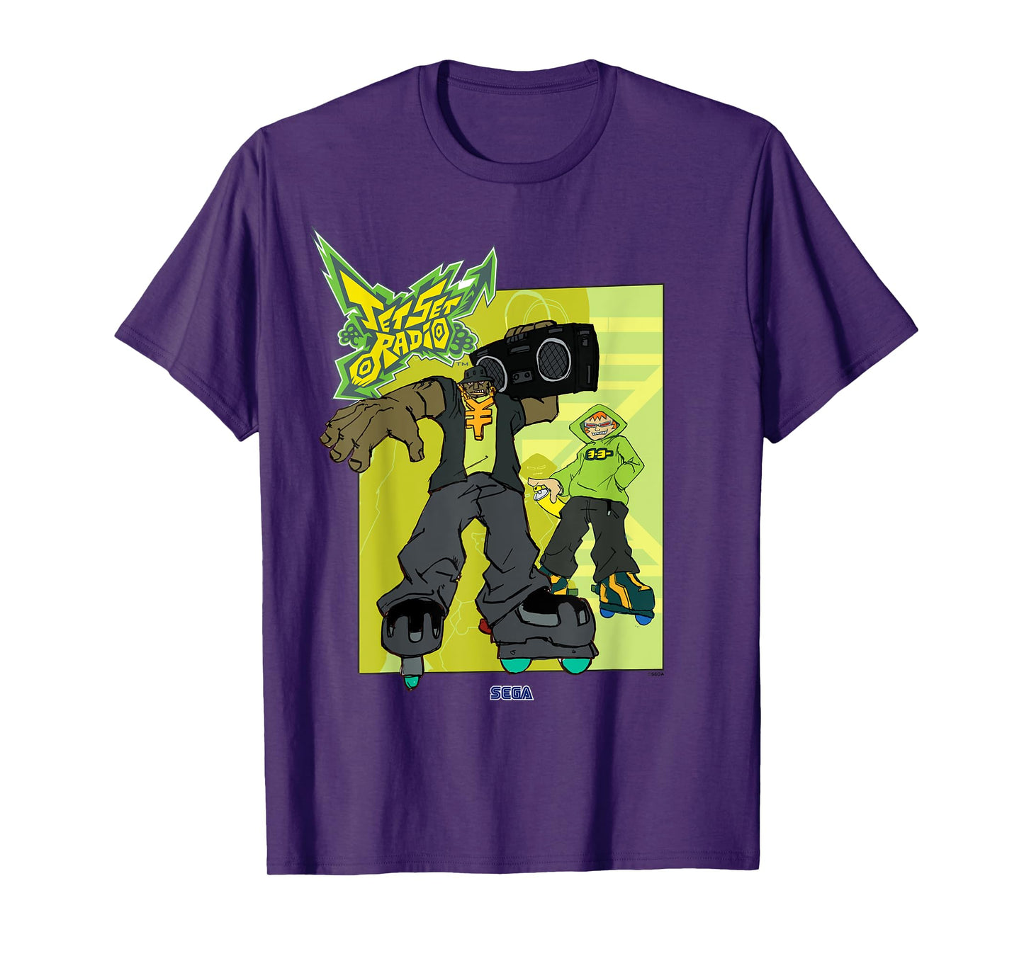 Jet Set Radio duo Combo, Yo-Yo SEGA Dreamcast video game T-Shirt
