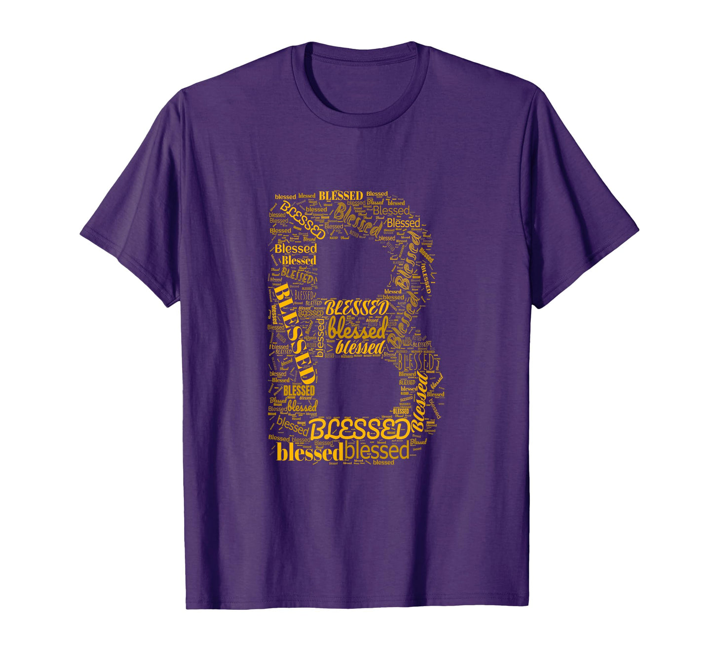 University Varsity-Gold B - Blessed In Countless Ways T-Shirt